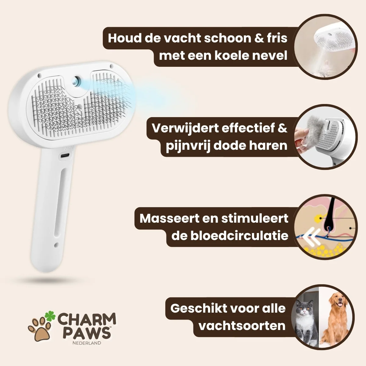 CharmPaws® Complete Professional Grooming Bundle featuring grooming tools and supplies for pet care.